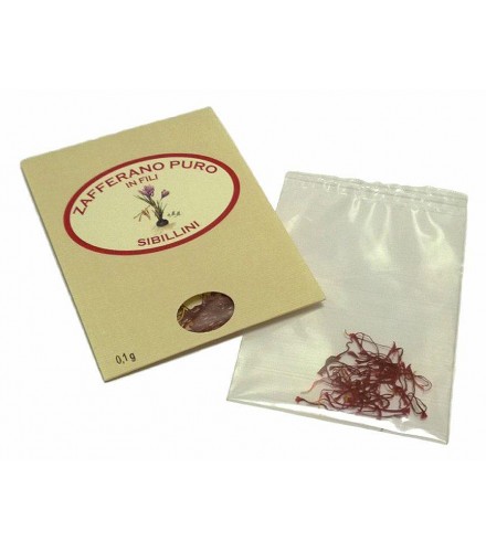 Pure saffron in threads - sachets 0,10gr