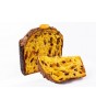 Klassicher Panettone mit Rosinen und kandierte Frucht