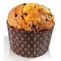 Classic panettone with raisins and candied fruit